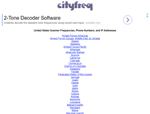 Tablet Screenshot of cityfreq.com